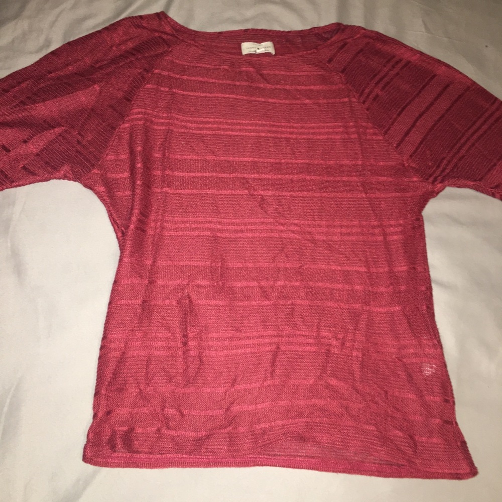Dark red top from lucky brand